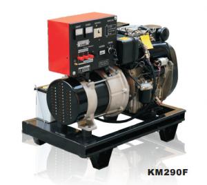 Quality Open Frame Air Cooled Small Diesel Generator Silent KM290FT for sale