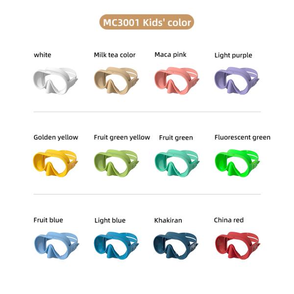 Integrated Forming Scuba Anti Fog Swimming Glasses Snorkel Mask Set for Diving Lovers Snorkel Mask Set