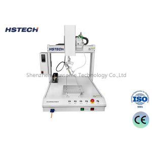 China Single Platform Desktop 4-Axis Soldering Robot Automatic Robotic Line Soldering Machine With Precision Motor on sale