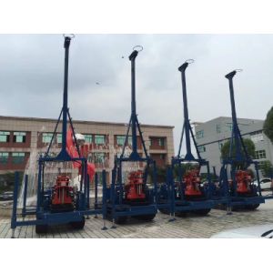 Quality Small Diamond Drill Rig Crawler Mounted 100 Meters Seperated Water Pump for sale