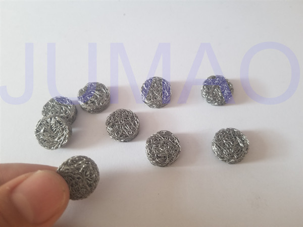 Gas Turbines Knitted Mesh Filters Stainless Steel Wire For Back Seat / Rear Airbag