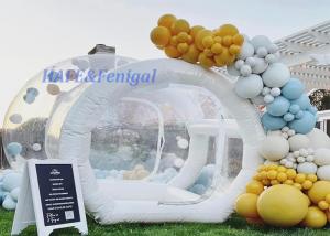 Quality Outdoor 3m 4m Inflatable Clear Balloon Dome Tent Bubble House Waterproof for sale