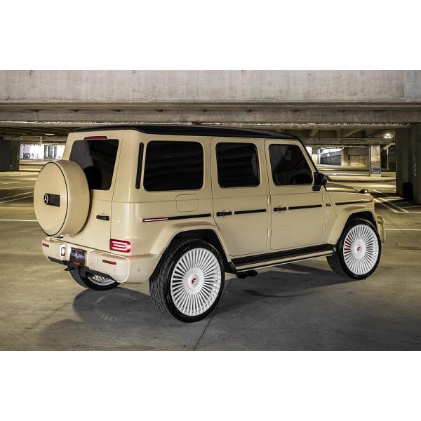 Gross Black Forgiato Trimestre Forged Wheels For Rolls Royce Range Rover Mercedes Benz S Class