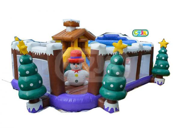 Buy Small Funny Indoor Kid Inflatable Jumping Castle Christmas Inflatable Playground at wholesale prices
