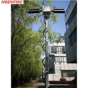 Quality roof mounted 12V LED truck telescopic mast light tower 2.5m system for sale