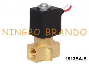 Quality 2 Way NC Direct Action Small Brass Solenoid Valve For Water Air 24V 220V for sale