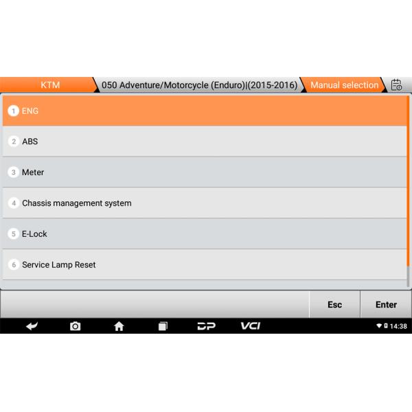 OBDSTAR MOTOMASTER Motorcycle Scanner