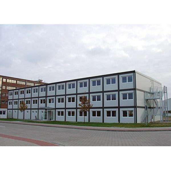 Temporary Custom Container House Environment Friendly Aluminum Frame Door