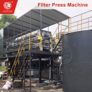 PLC Controlled Automatic Unloading Plate Filter Press Equipment