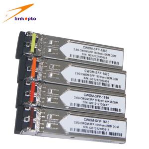 Quality 1310nm Ethernet SFP Module Optical Transceiver 2.5G 40km Duplex LC For Cisco for sale
