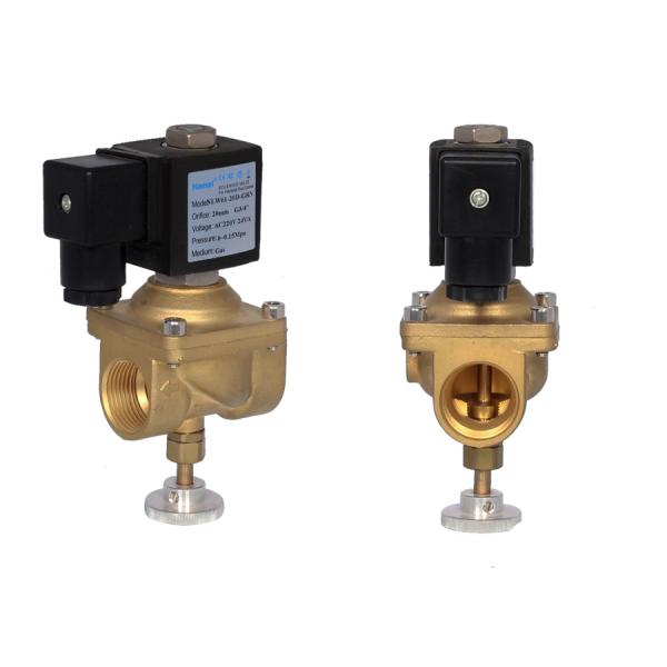 1 Gas Solenoid Valve 24V 48V Normal Closed Flow Adjustable Quick Close off