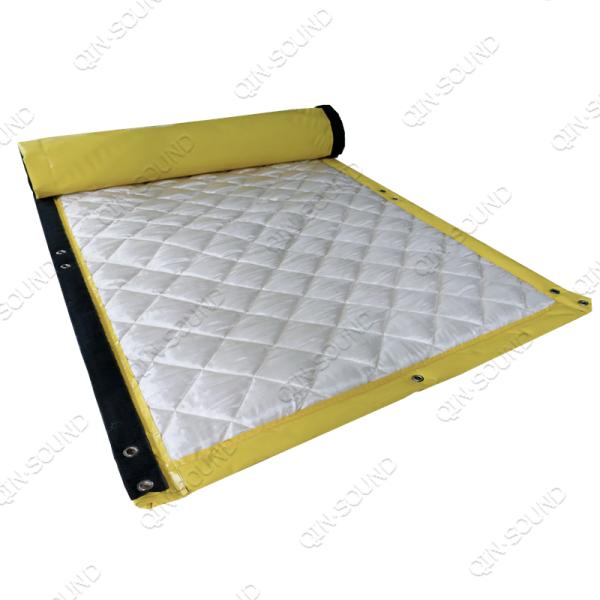 Portable Noise Barriers for Construction Chain Link Fence Panels