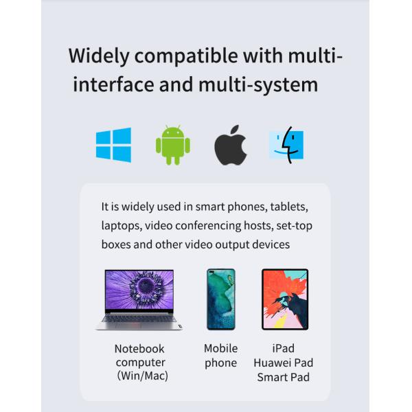 HDMI USB Screen Mirror Dongle , TypeC Wireless Presentation System