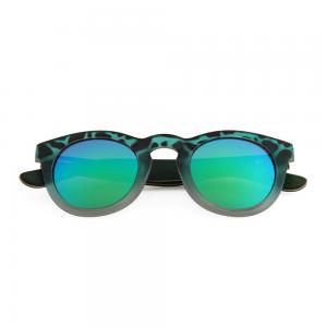 China Special Shape Lifestyle Sunglasses Pc Frame Colored Wooden Temple Material on sale