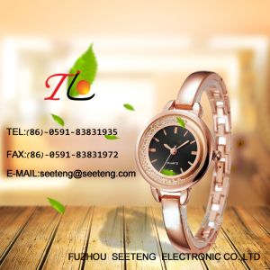 Quality elegant ladies watch wrist watch with lots of moving diamonds for sale
