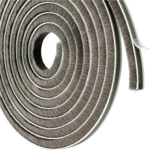Quality Sliding Sash Wool Pile Weather Stripping Self Adhesive Anti Collision for sale