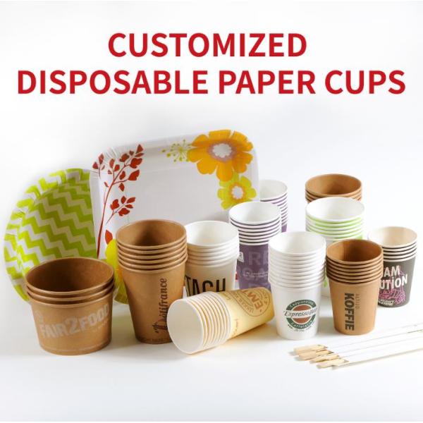12OZ DISPOSSIBLE PAPER CUPS WITH LIDS FOR HOT DRINKS PAPER BOWL SOUP CUP