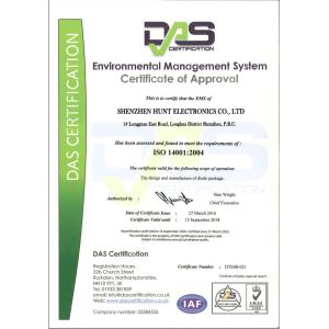 Hunt Electronics (HK) Limited Certifications
