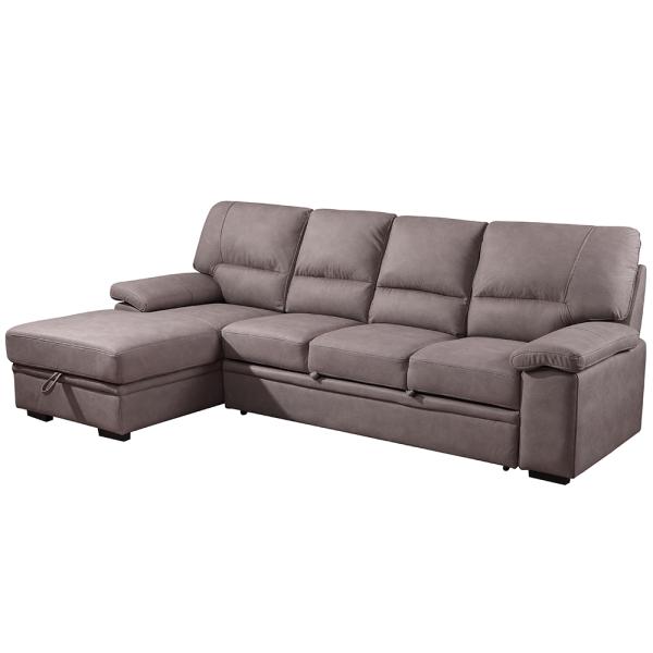 Antiwear Sectional Folding Sofa Bed With Storage Multipurpose