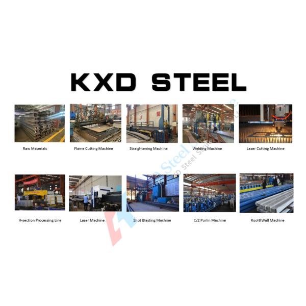 Customized Steel Structure Workshop Industrial Warehouse Building Steel Structure Framed Warehouse