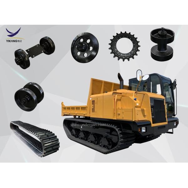 China gold manufacturer customized mini crawler chassis rubber track undercarriage for excavators
