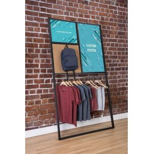 Quality Custom Leaning Wall Merchandise Display Rack for sale
