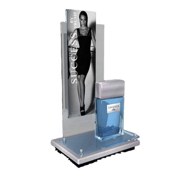 Luxury Desktop Cosmetic Bottle Acrylic Perfume Stand Organizer Cosmetic Storage Display Box