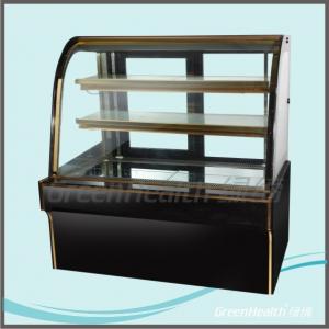 Quality Stainless Steel Adjustable Shelves Cake Display Freezer For Supermarket for sale