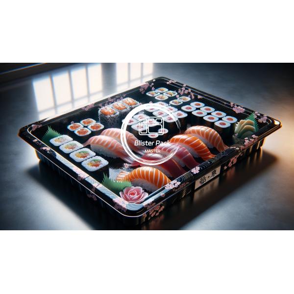 Round Food Packaging Sushi Take Out Containers For Fresh And Convenient Dining Experience