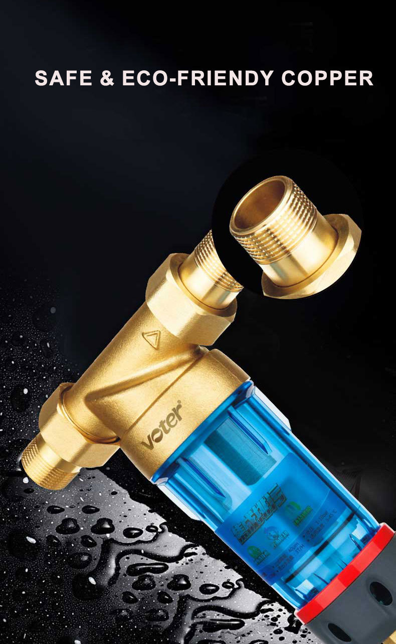 Pre-filtration Backwash Household Water Purification 3T/H