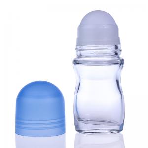 China PP Plastic Ball Roll On Glass Bottles 50ML For Essential Oils on sale