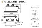 Clion NNG1K HHG1K single phase industrail control SSR with 60-1200VAC output and