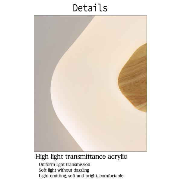 Modern Ceiling Lamp LED 24W 36W Flower Shape Ceiling Lights For Bedroom Living Dining Room wooden ceiling lamp(WH-WA-56)