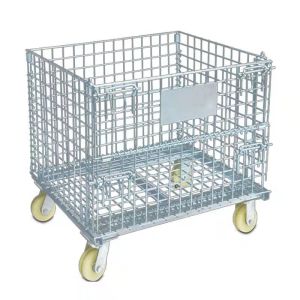Quality B5.8 Steel Wire Mesh Storage Container 1000*800*840mm for sale
