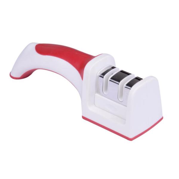 Colorful TPR Coarse And Fine Knife Sharpener With Durable Design , Size 19 * 5 * 6 Cm