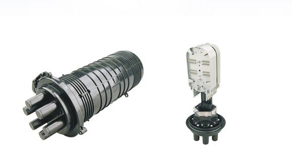 3 Inlets And 3 Outlets Optical Fiber Cable Joint Closure Dome Type For FTTH