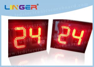 China 12 Inch 300mm 24 Second Shot Clock , Sports Countdown Timer Digital 88 X 2 on sale