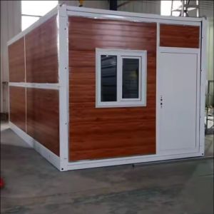 Quality 20ft Modular Prefab Fold Out Container Homes Small Tiny Container House Fast Install for sale