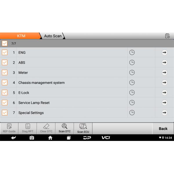 OBDSTAR MOTOMASTER Motorcycle Scanner