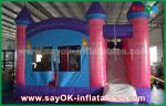 Kids Inflatable Slide 0.55mm PVC Inflatable Bouncer Dream Princess Castle