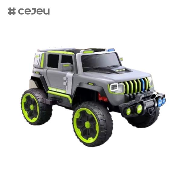 CJ-LC-6169 12V four-drive Jeep with one-button start, Bluetooth,usb - safe, durable, and fun to ride on kids