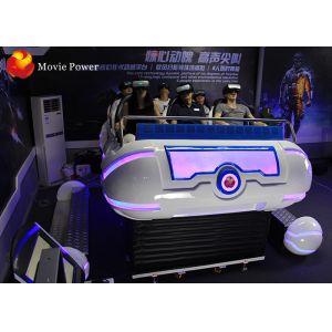 Quality Interactive Virtual Reality Equipment 6 Seats 6 DOF VR Cinema Simulator 9D VR for sale