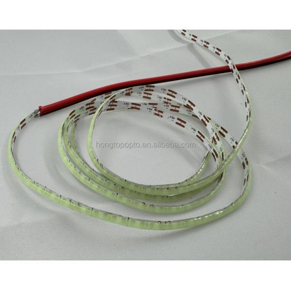 Lamp Luminous Efficiency 90lm/w 1000lm Super Narrow COB LED Strip Lights 3mm 400LEDs/m