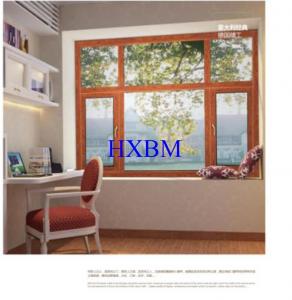 Quality Contemporary Home Aluminium And Wood Windows , 5mm Glass Double Glazed Windows for sale