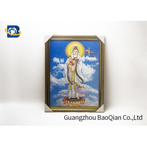 Religion Picture Lenticular Image Printing , 3D Printing Service High Definition