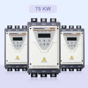 Quality Anchorwill soft starter 3 phase 75kw 380V 50/60Hz Built in bypass soft starter motor soft starter for sale