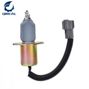 Quality 12V Fuel Flameout Stop Solenoid 129953-77811 Yanmar 4NTE94 Engine Hyundai Excavator Spare Parts for sale