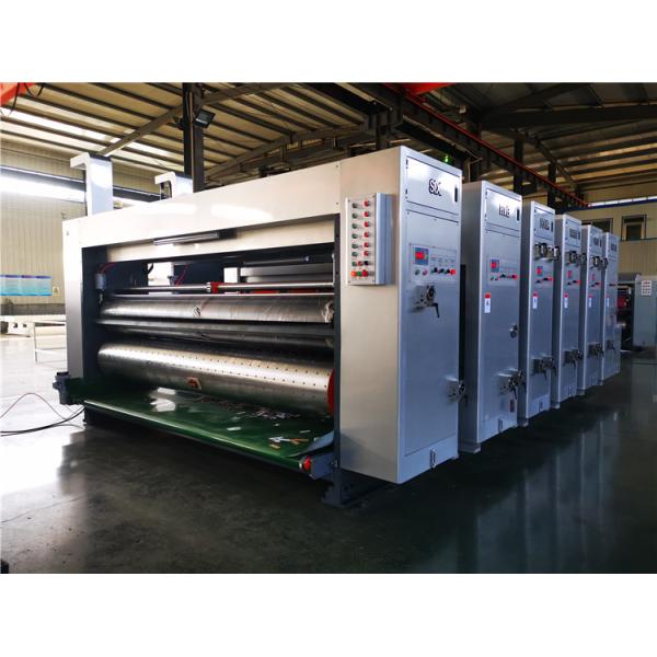 automatic feeding flexo printer slotter machine corrugated box printing machine