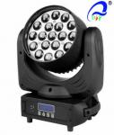 Beam Zoom LED Wash Moving Head Lamp 19 Pcs * 12W Sound Control For Concerts