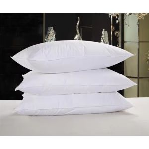 Buy cheap Breathable Luxury Down Pillow Hypoallergenic 100% Cotton Cover Down Neck Roll from wholesalers